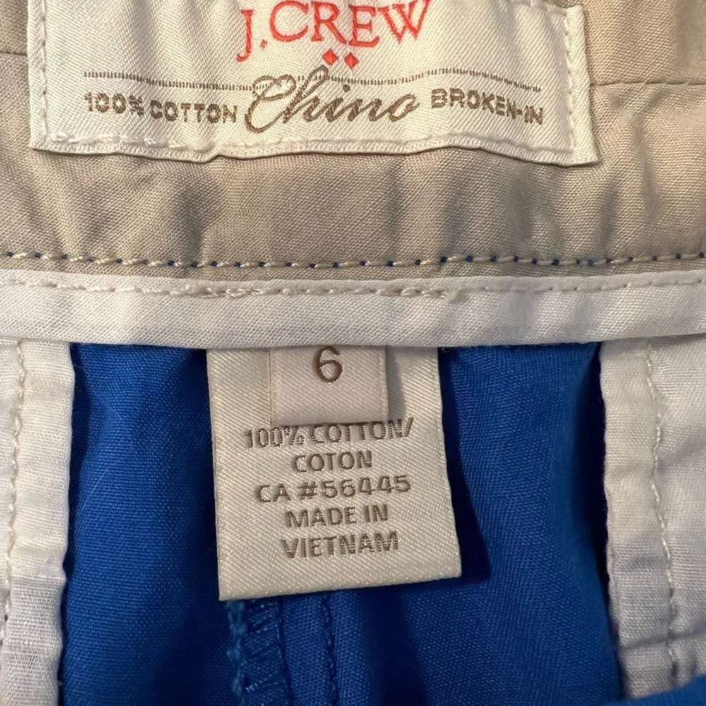 J. Crew Woman’s Chino Broken In Shorts